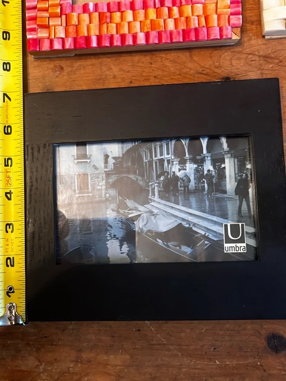 Bundle of three photo frames with glass. Horizontal or vertical.